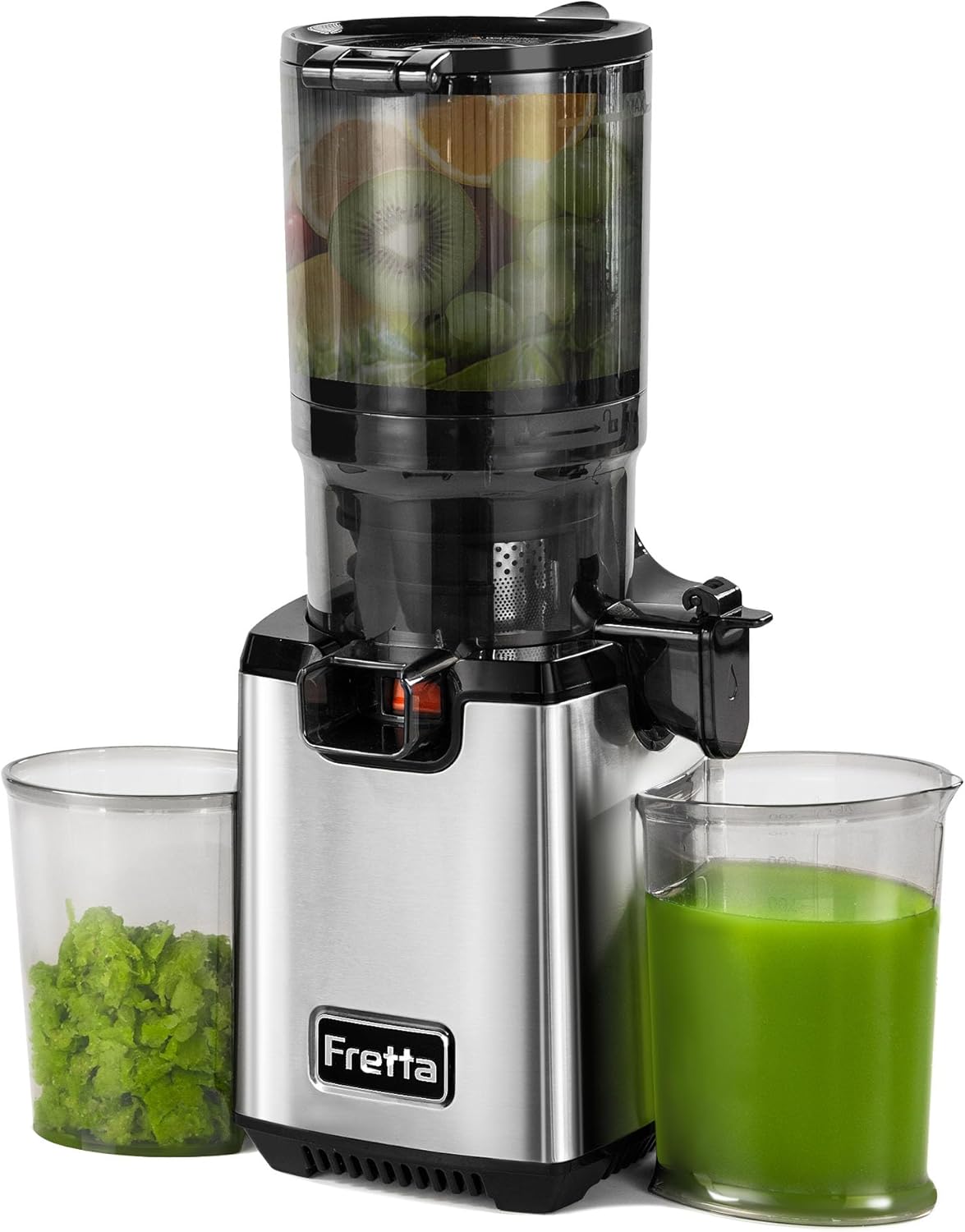 Fretta Boost F6000 Cold Press Juicer (250W, 135mm Wide Feed Chute, 1.8L Capacity)
